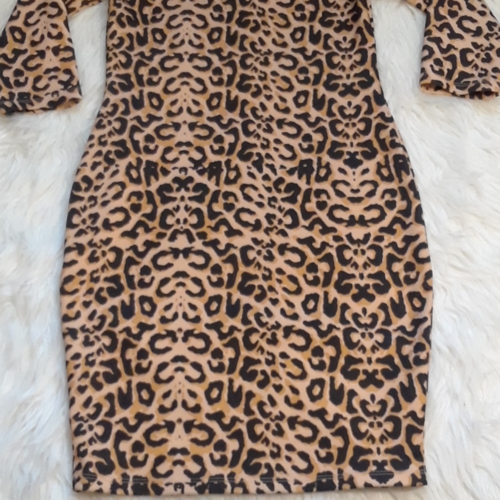 Nicki Minaj Leopard Print Dress NWOT - Picture 6 of 16